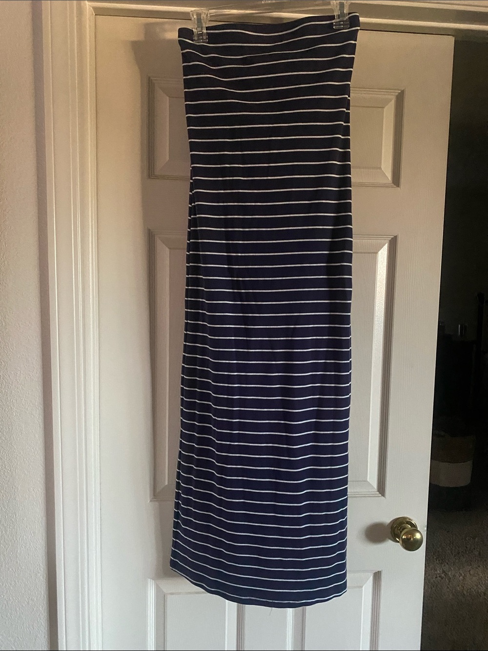 NWTS Navy striped tube dress